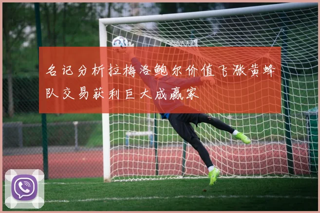 名记分析拉梅洛鲍尔价值飞涨黄蜂队交易获利巨大成赢家